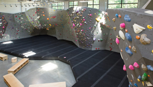 climbing gym floor