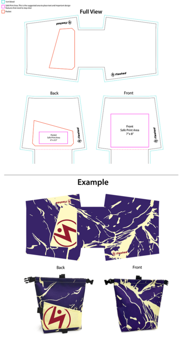 template for custom chalk bucket